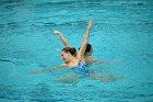 Artistic Swim vs TWC  Wheaton College Artistic Swimming vs Texas Women’s College. - Photo By: KEITH NORDSTROM : Wheaton, Artistic Swimming